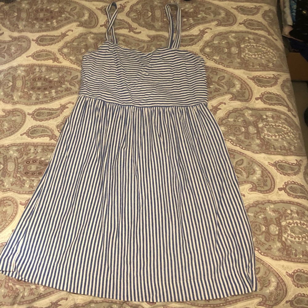 Loft seersucker dress